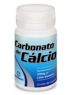 CARBONATO DE CÁLCIO - 80 capsulas